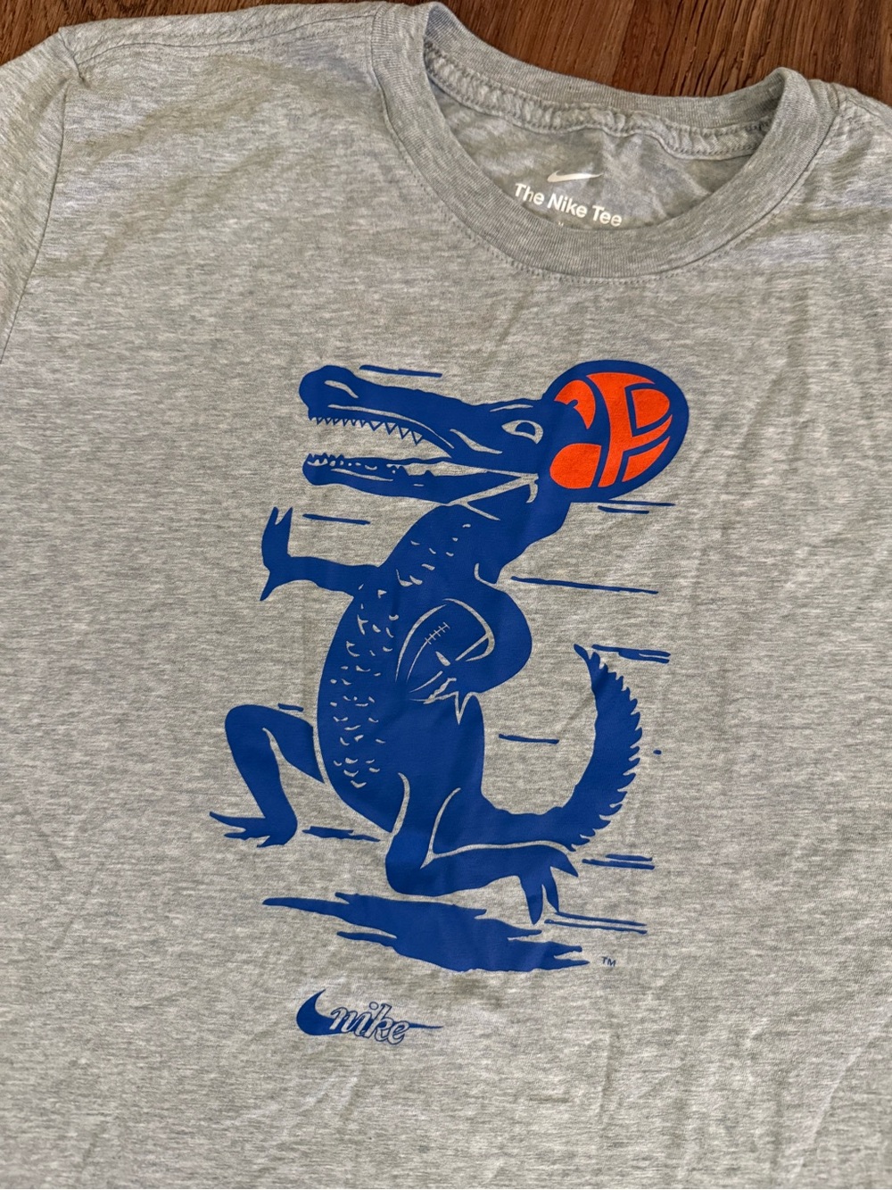 Nike Gray Tee with Vintage Florida Graphic